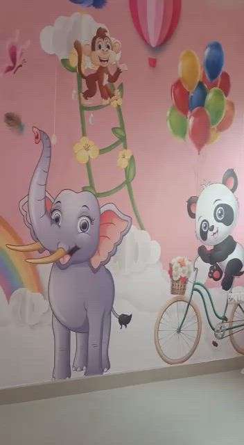 #KidsRoom #customized_wallpaper #WallDecors #interior_wallpaper