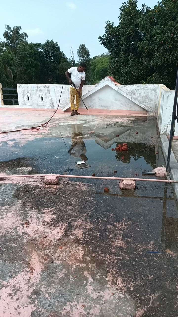 #New site #work started#
#Pu net coating#
#1200 sq/ft#
#Dr. fixit#
#Roof seal classic#
#kottayam#