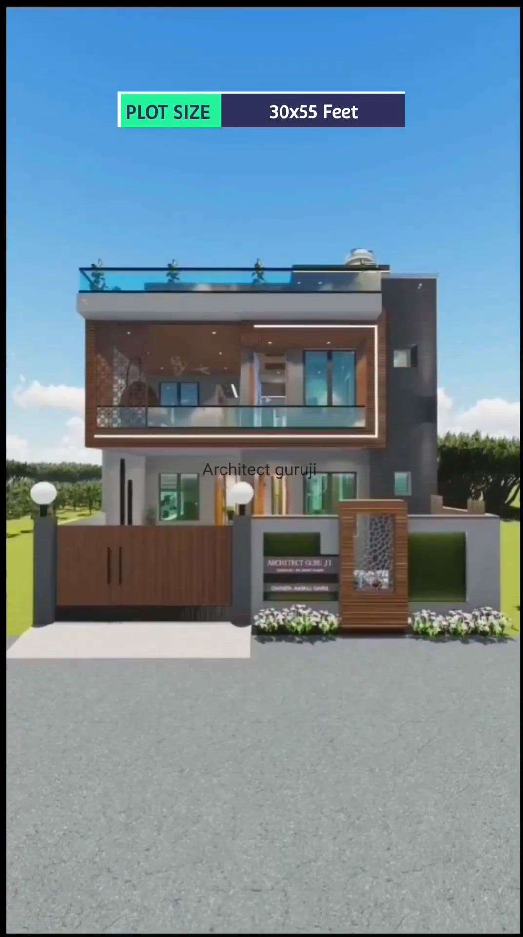 30×55 feet 3d house design



 #architectguruji  #Architect  #HouseDesigns  #HomeDecor #ElevationDesign