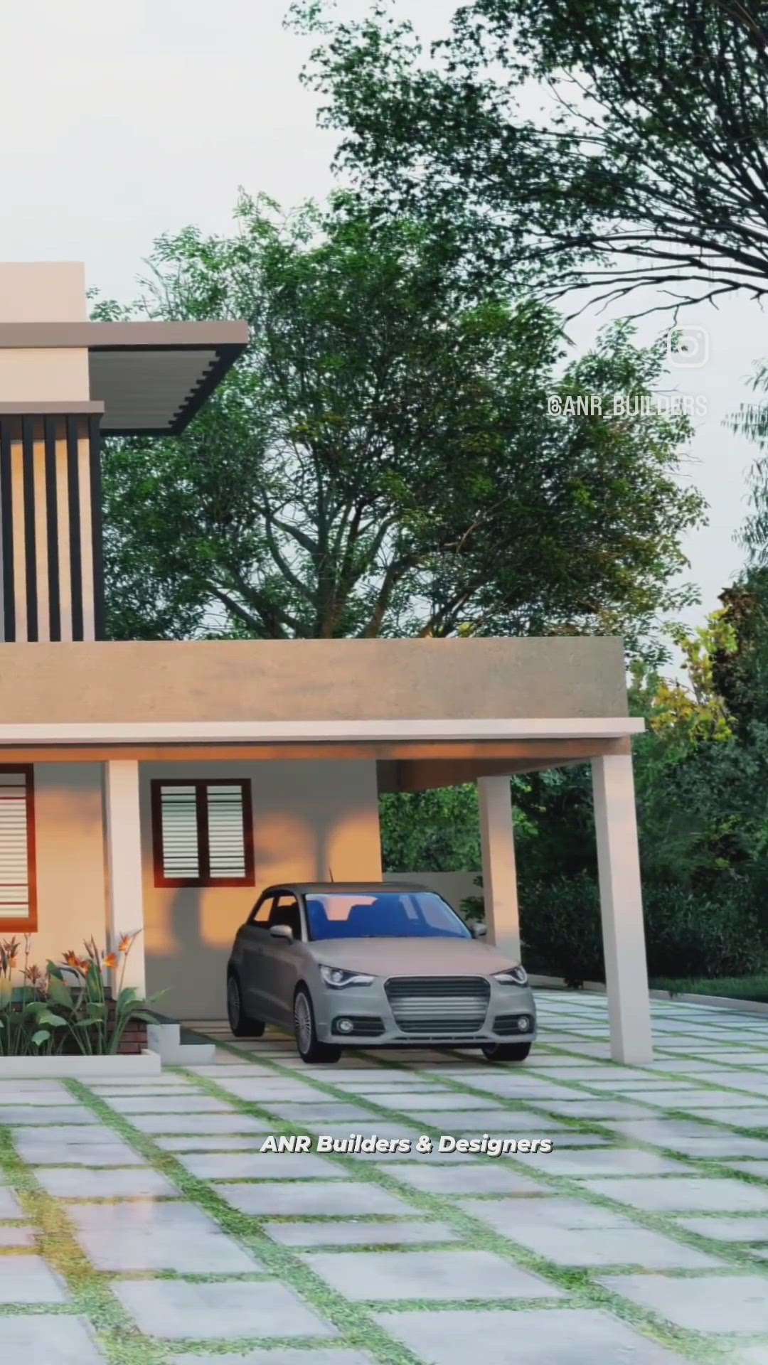 ᴄᴏɴᴛᴇᴍᴘᴏʀᴀʀʏ ʜᴏᴍᴇ 3ᴅ ᴅᴇꜱɪɢɴ🏠
Our Completed Residential Project Design 
@anr_builders
www.anrbuilders.in
 #KeralaStyleHouse  #ElevationHome  #3d  #3DPlans #koloapp #Kollam  #kollamdesigner #homedesigne