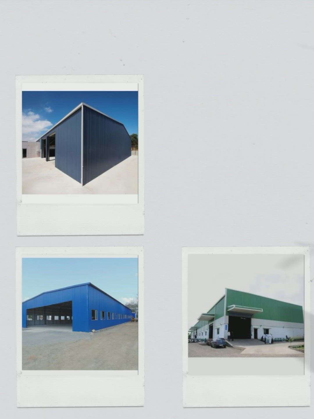 Hello sir /mam 
We are providing all types of industrial sheds fabrication with very reasonable price and best quality products
Factorys ; werehouse ; godowns ; industrial shed ..

For more information please contact us 9810750628