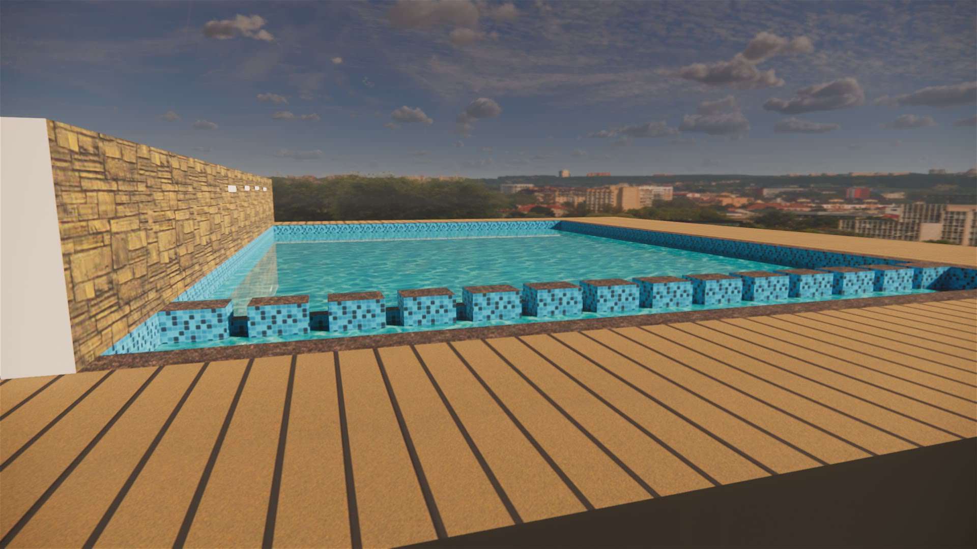 #vfive trivandrum  #new project#swimming pool #