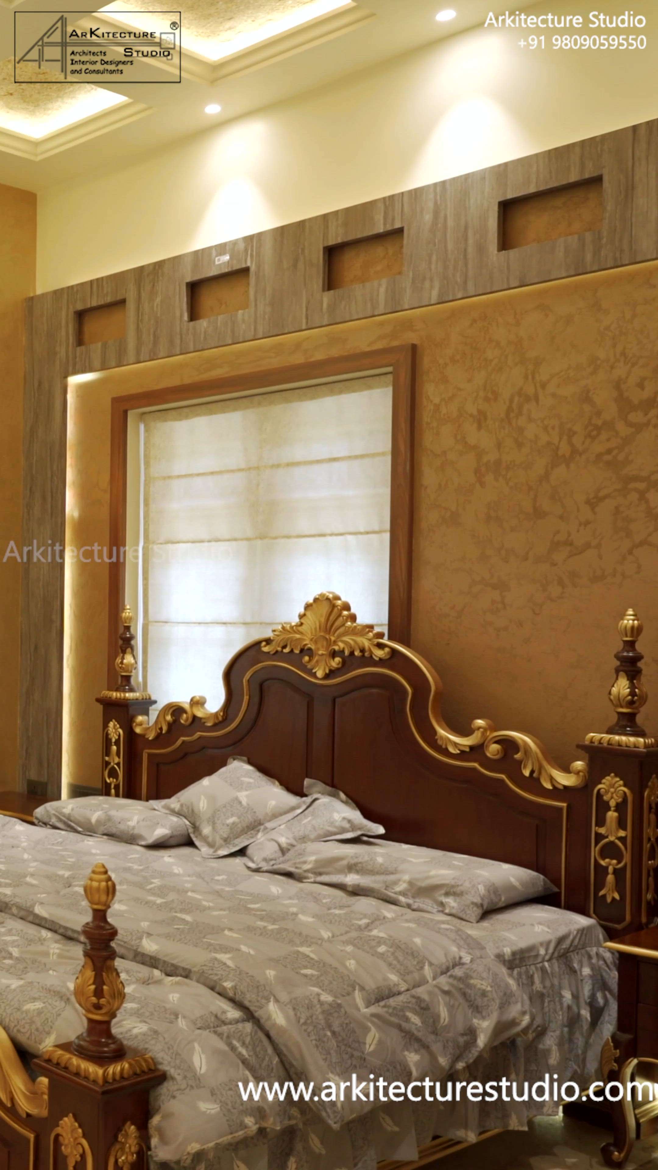 Luxury bedroom interior
www.arkitecturestudio.com
 #LUXURY_INTERIOR 
 #classicinterior 
 #keralahouse