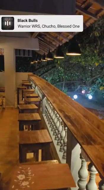 Goa  Black bulls Cafe  New interior