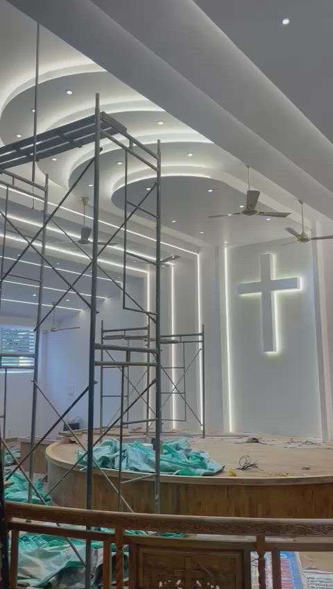 church interior work .. Finishing work ✨🙏