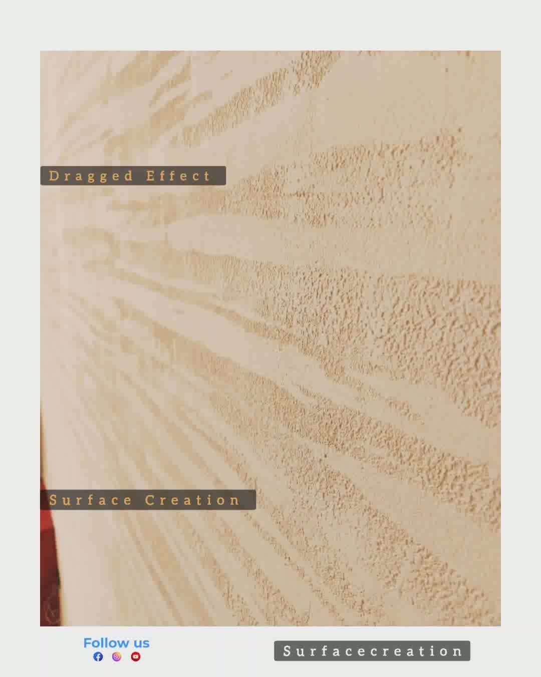 dragged 
#surfacecreation  #WallDesigns  #walltexture  #WallDecors  #calcecruda  #Architectural&Interior  #LUXURY_INTERIOR  #wallartwork  #HomeDecor  #homeinterior  #decorative