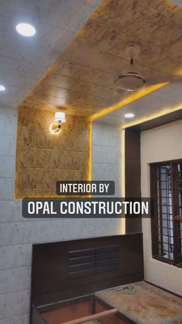 PVC Ceiling to wall design
Done by our team Opal Construction & Interior

Contact us :- 8319099875

 #PVCFalseCeiling #Pvc #pvcceiling #pvcsheet #pvcinterior  #pvcpanelinstallation  #pvcwallpanel  #pvc