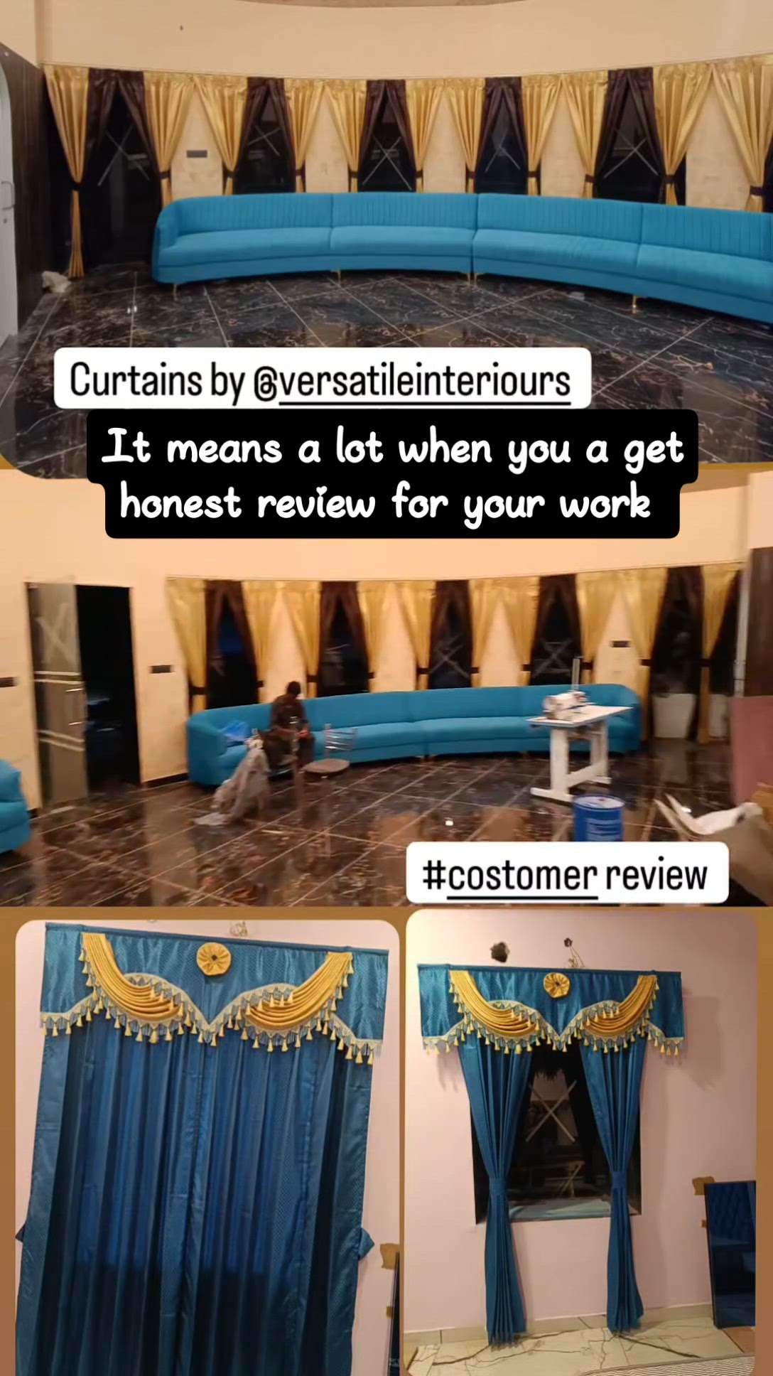 #curtains #receptiondesign #roundsofa