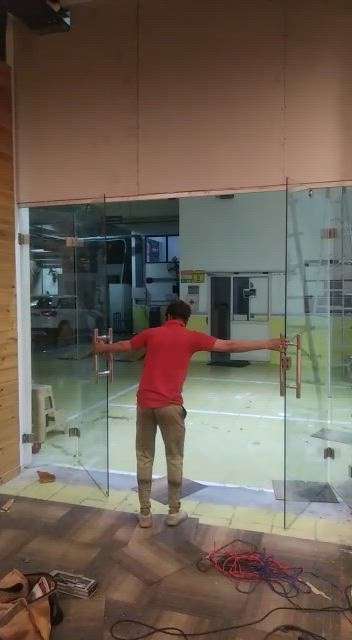 sliding glass partition installation service