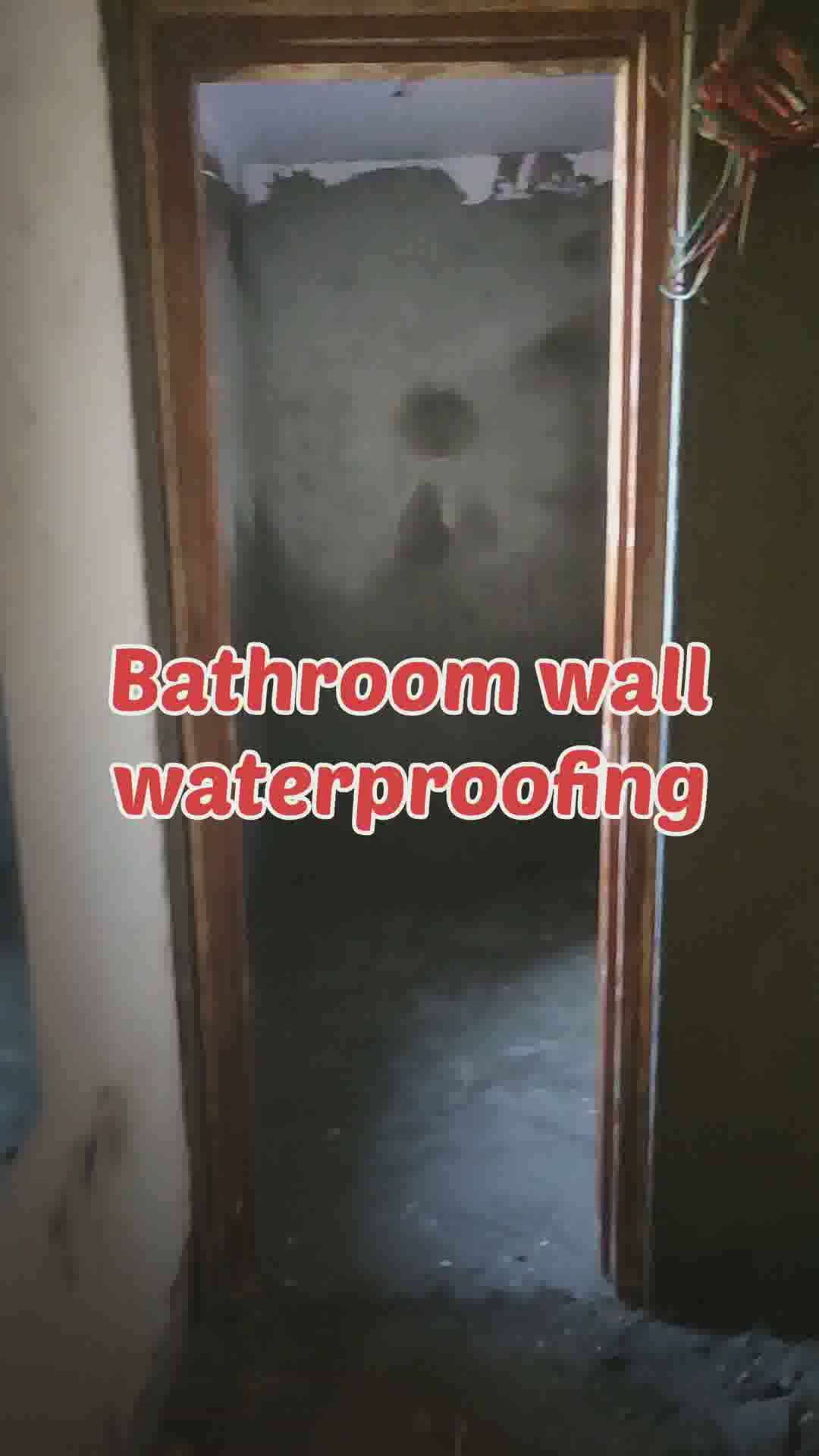 wall bathroom waterproofing
 #WaterProofing