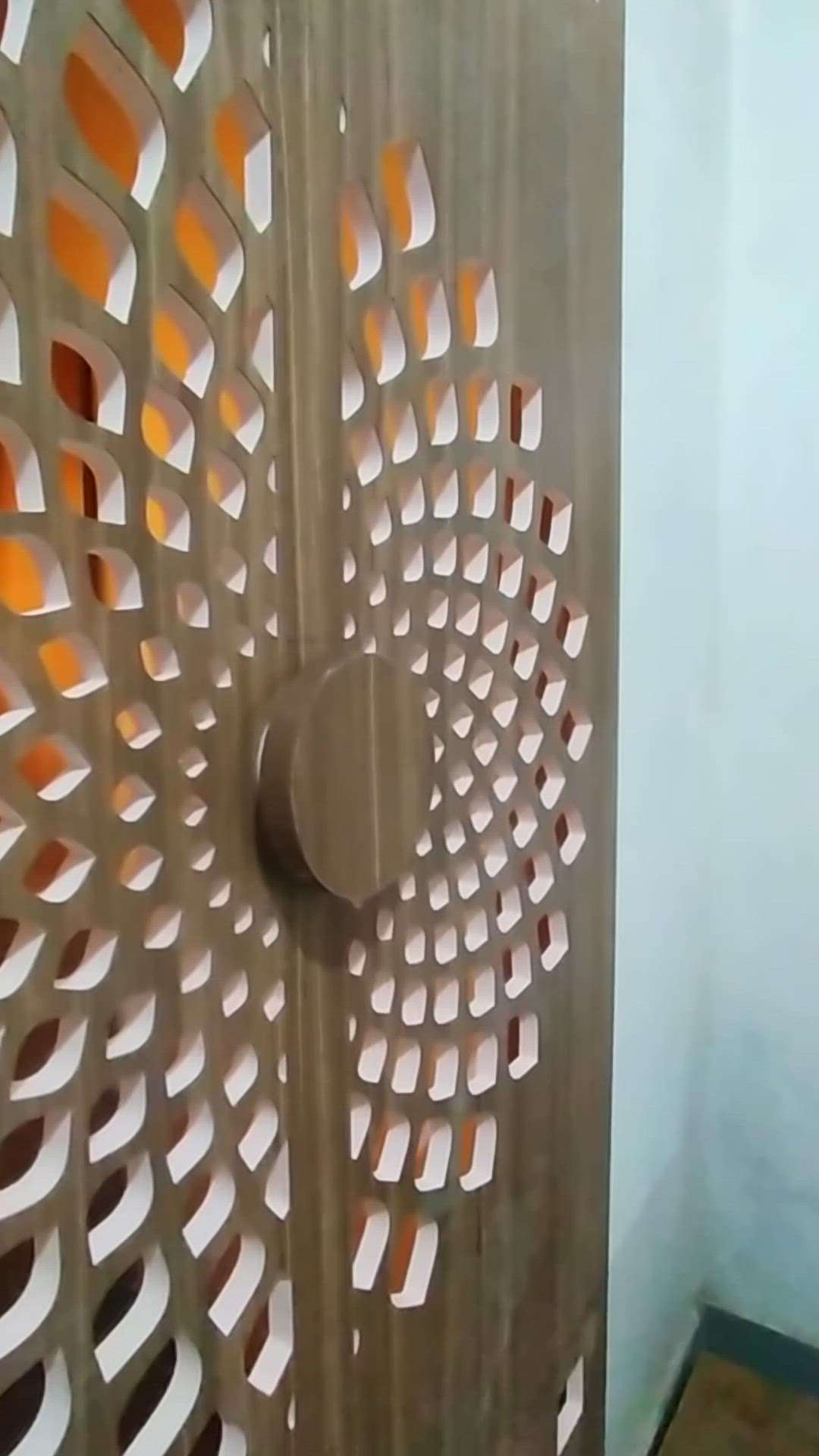 poojamuri door maked in multiwood with cnc. inside unit finished in 710 grade plywood with mica with acrylic finished.