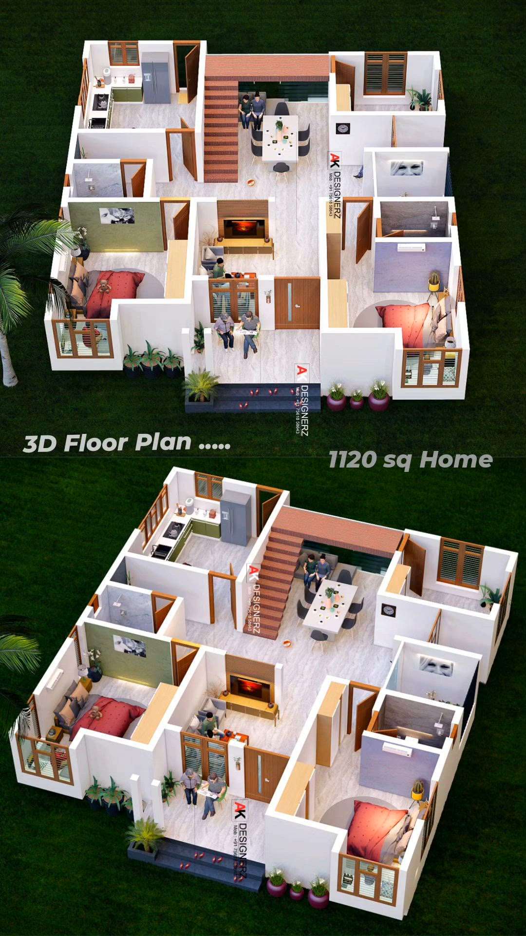 Home 3D Floor Plan 
_Area :1120sq_
_

📍Dm Us For Any Design @ak_designz____

Contact me on whatsapp
📞7561858643

#designer_767 #house #housedesign #housedesigns #residentionaldesign #homedesign #residentialdesign #residential #civilengineering #autocad #3ddesign #arcdaily #architecture #architecturedesign #architectural #keralahome
#house3d #keralahomes  #budget_home_simple_interi #budjecthomes #budgetplans 
@kolo.kerala @archidesign.kerala @archdaily

#budgethomes #ElevationHome #SmallBudgetRenovation #budgethomeplan #budgethouses #budgetprice
#3Dfloorplans #3Dfloorplans ##