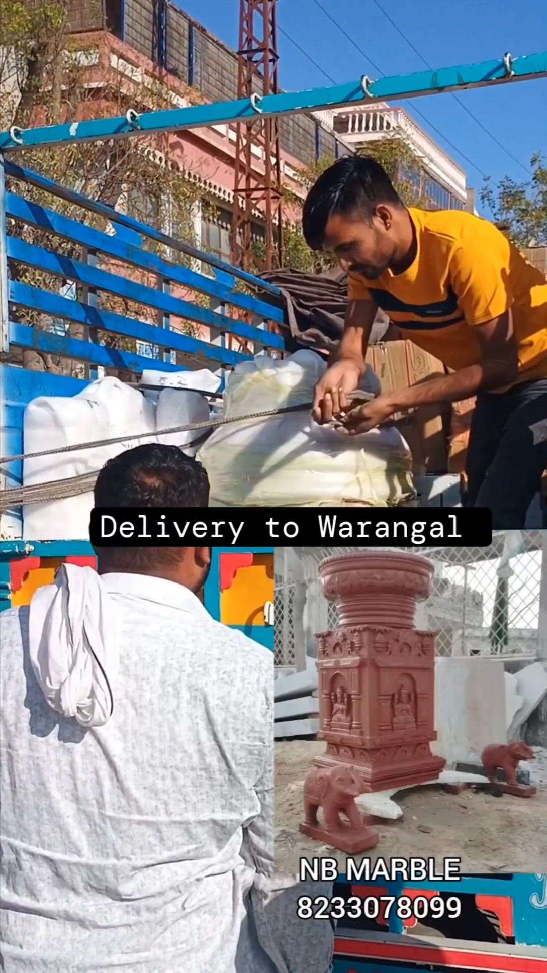 Delivery to Warangal

Red Sandstone Tulsi Pot 

We are manufacturer of marble and sandstone Tulsi Pot

We make any design according to your requirement and size

Follow me @nbmarble

More information contact me
8233078099

#warangal #warangaldiaries #nbmarble #hyderabad #tulsi #sandstone #marbletulsi #marblework #marbledesign #MarbleFountain