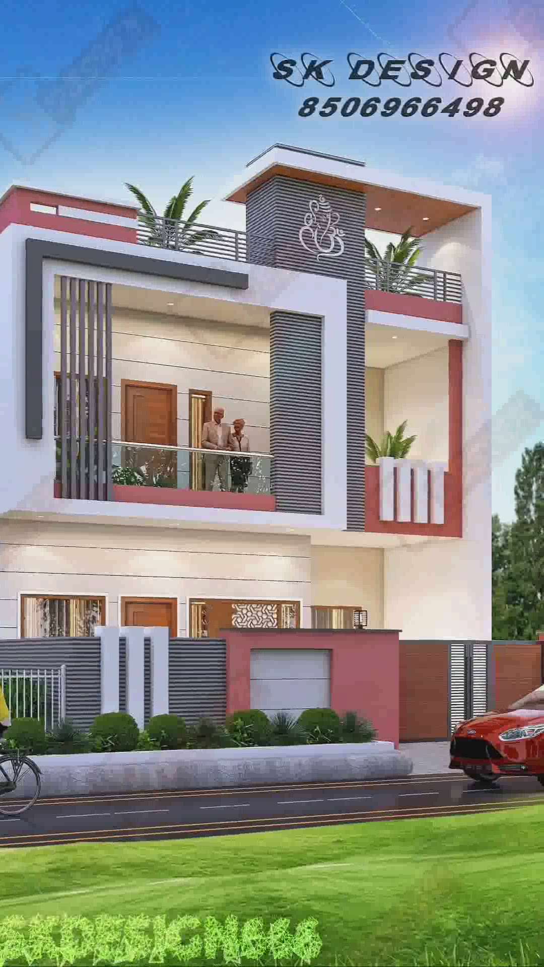 modern house of 2023. #Architect #exteriordesigns #HouseDesigns #homedesign #frontElevation #facade #modern2023 #modenhome #skdesign666 #trendingdesign #HouseConstruction #koloviral #kolopost
