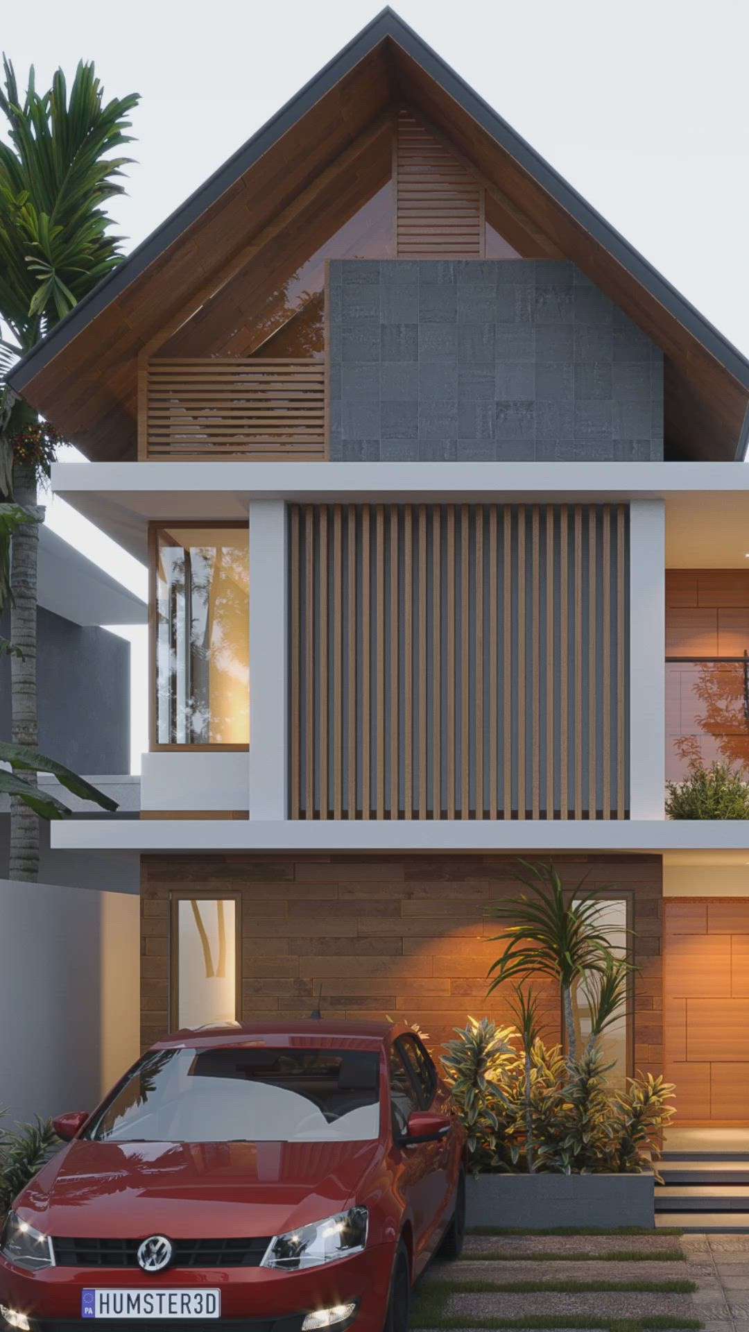 4BHK Tropical Contemporary Mix
 #architecturedesigns 
#Architectural&Interior 
#MixedRoofHouse 
#budgethomes 
#HouseConstruction 
#keralahousedesigns