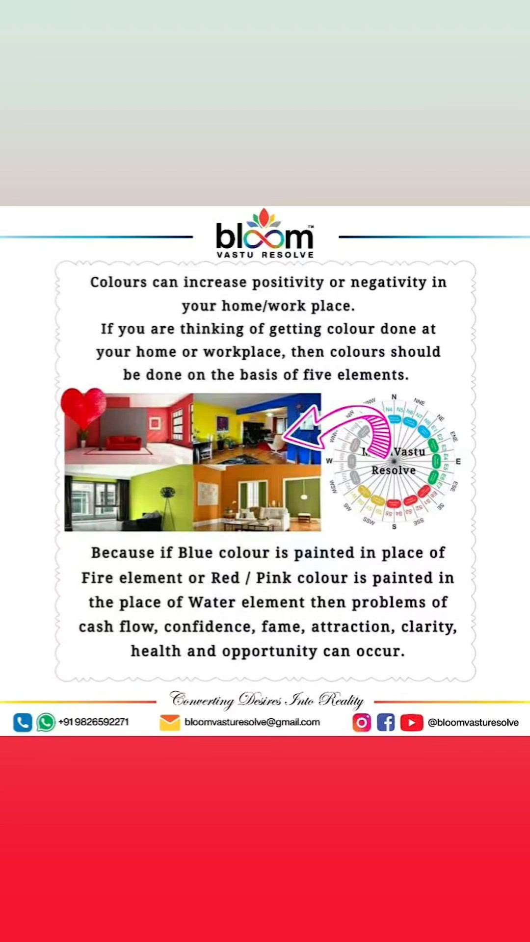 होली के पावन पर्व पर मंगलकामनाएं!💐🙏🏼Your queries and comments are always welcome.
For more Vastu please follow @bloomvasturesolve
on YouTube, Instagram & Facebook
.
.
For personal consultation, feel free to contact certified MahaVastu Expert through
M - 9826592271
Or
bloomvasturesolve@gmail.com
#vastu #वास्तु #mahavastu #mahavastuexpert #bloomvasturesolve  #vastureels #vastulogy #vastuexpert  #vasturemedies  #vastuforhome #vastuforpeace #vastudosh #numerology #holi #होली  #रंग #wallpainting
