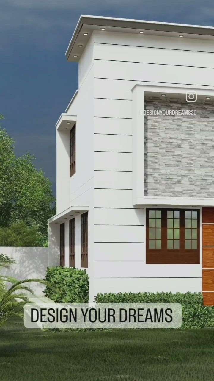 Elevation Model for Client at Trivandrum.  #exterior_Work  #ElevationHome  #ElevationDesign  #exetriordecor  #KeralaStyleHouse  #trivandrumhomes