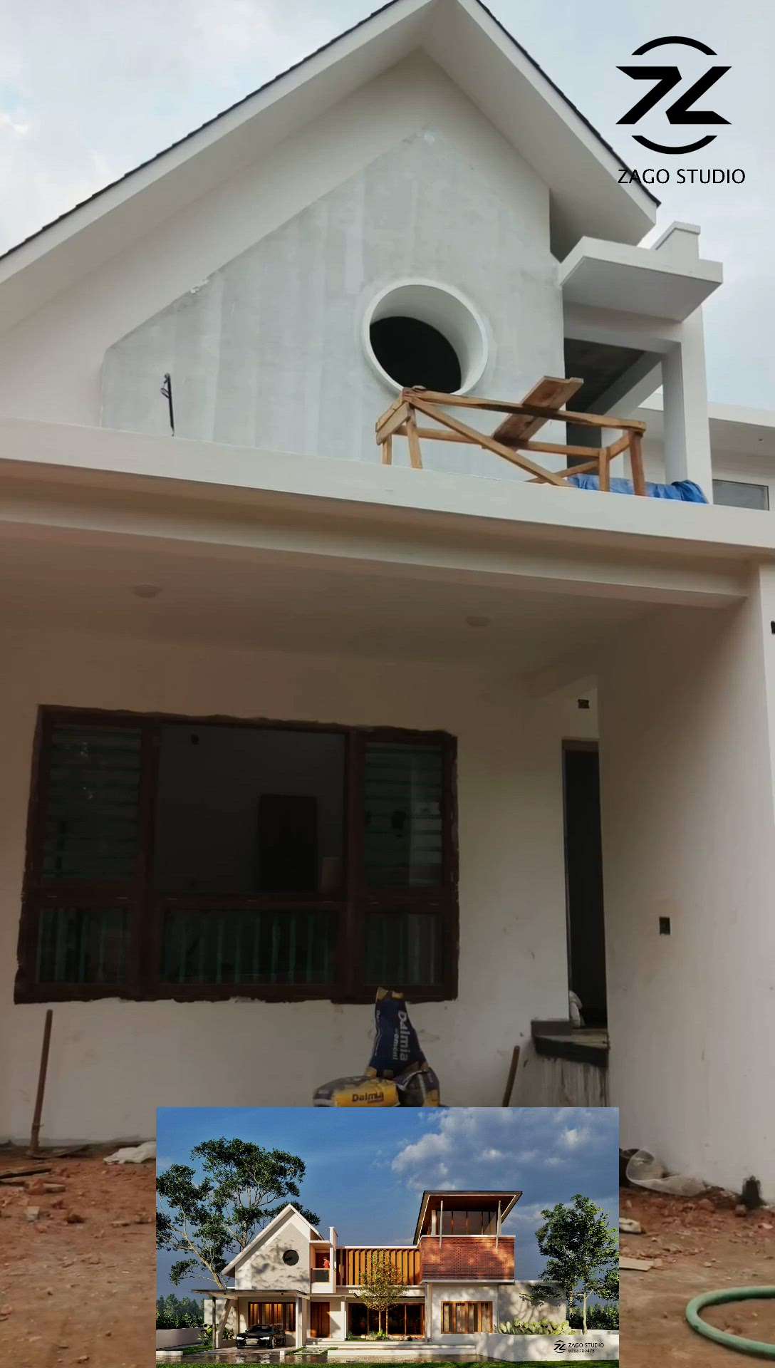 ongoing project at mayyil #KeralaStyleHouse #Residencedesign #keralatraditionalmural #keralatexturedesign #modernhome #modernarchitect #modernhouses #HouseRenovation #architecturedesigns #architectureldesigns