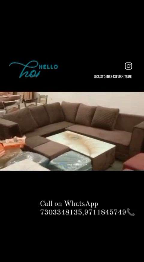 Mor colour available in your dreem sofa 🛋️
call/msg- 7303348135



#ElevationHome  #sofaset #LeatherSofa #HomeDecor  #farnicher  #InteriorDesigner  #sentartebal