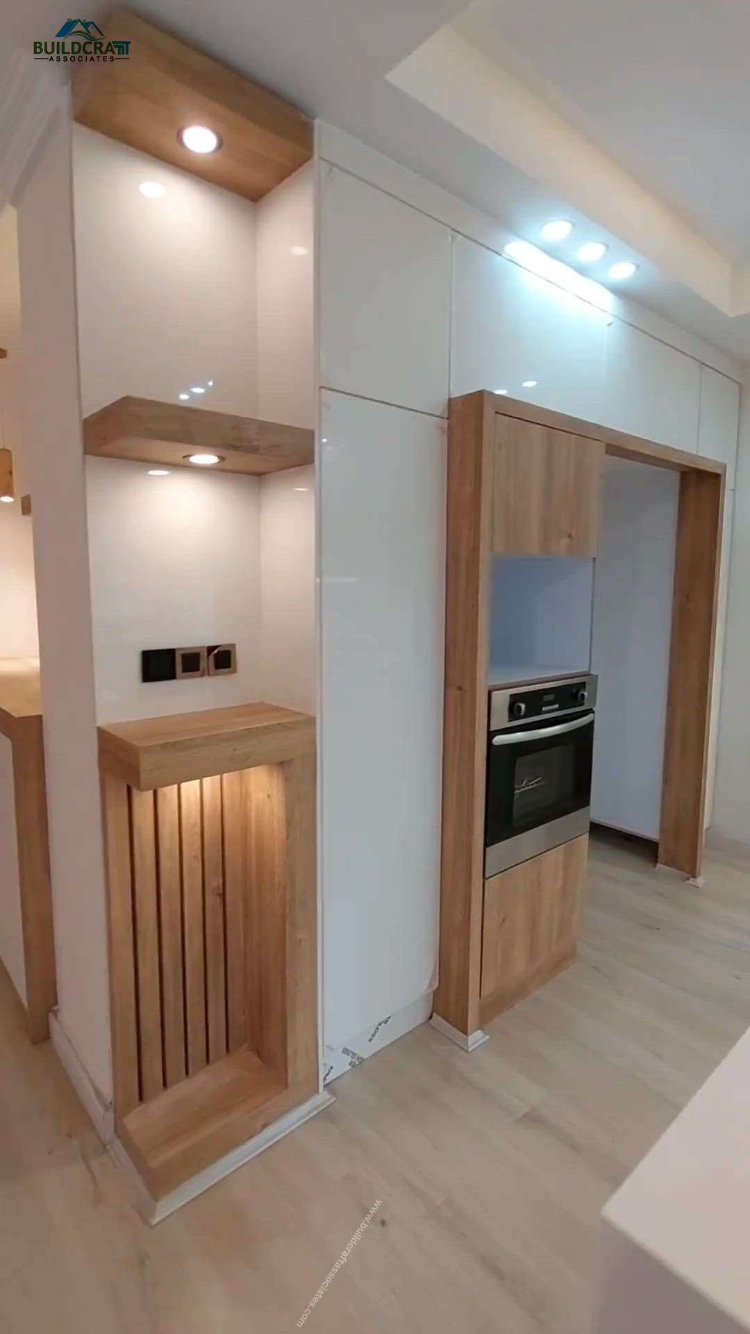 Top Trending Modular Kitchen and Livingroom Interior Designs 
 #livingroominterior #modularkitchen #MasterBedroom #homeinteriordesign #buildcraft_interiordesigner