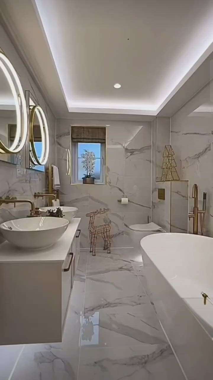we are give luxurious look for ur bathroom  #BathroomDesigns  #BathroomRenovation  #BathroomCabinet
