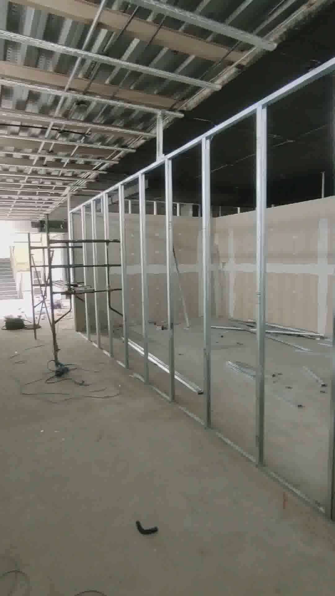 New work, gypsum partition and v board partition, 
contact 7907169022
 #gypsumpartition  #VboardPartition  #partitiondesign  #officepartitions  #cement_fiber_board  #FalseCeiling