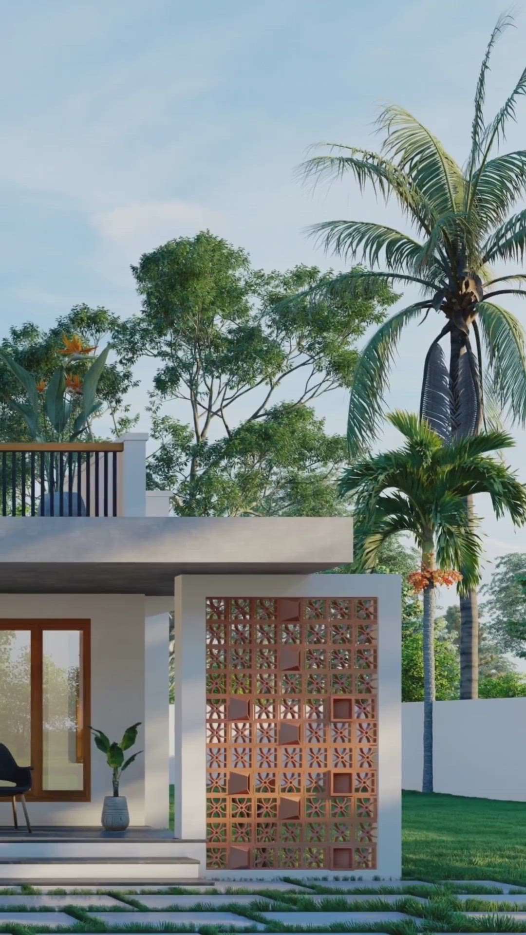 Minimal contemporary budget home                                                 | Architectural | Tropical | Earthen           

Location: Anjarakandy, Kannur, Kerala. 
Area: 2350sqft
Facing: East
Vastu: Yes
No. of Rooms:3
No. of Car Parking: 1
Start Year: 2022
Completion Year: 2023
Principle Architect : vipin
#HouseConstruction #constructionsite #constructioncompany #architecturedesigns #Architect #ElevationHome #ElevationDesign #3D_ELEVATION #update #HouseDesigns #KeralaStyleHouse #keralaplanners