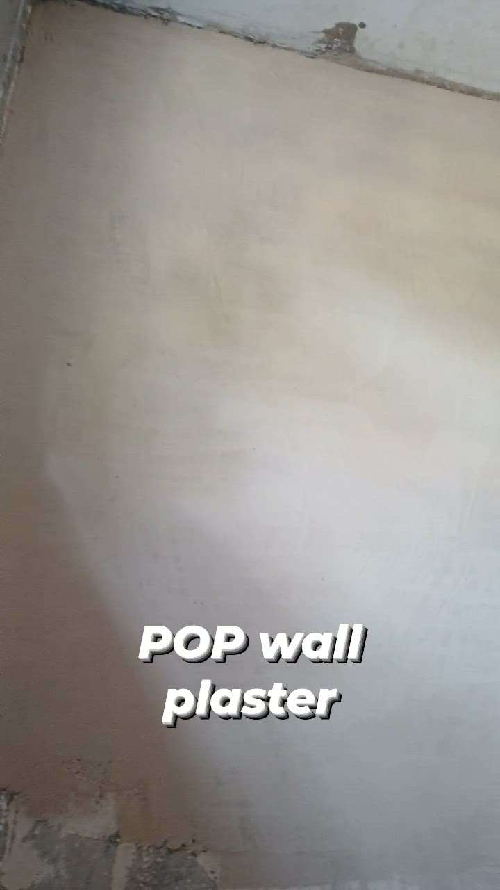 POP wall plaster #Chandra_Shekhar_Interior