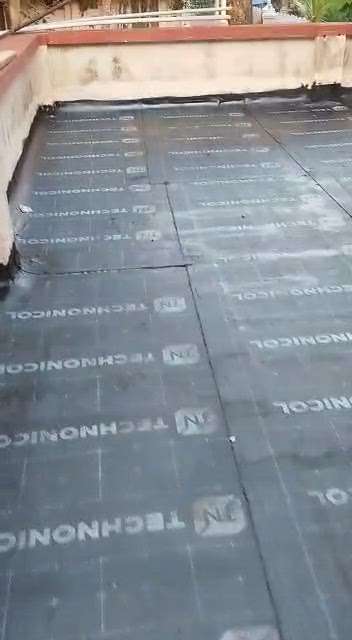 Today's work progress at Amayannoor, Kottayam. App membrane waterproofing method and Silver shield coating for open terrace. 
Product: Technonicol 3 mm  plain App membrane and STP Silver shield.

#waterproofing #WaterproofingChemicals #waterproofingmembrane #waterproofingproducts #kottayam #alappuzha #pathanamthitta #constructionchemicals