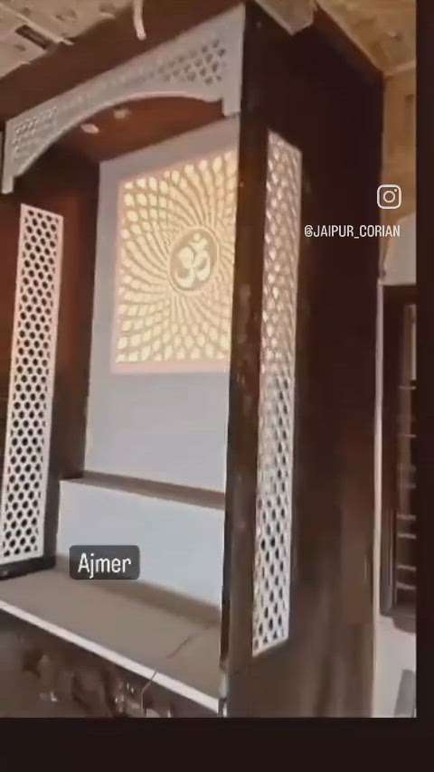 #Corian #Ajmer #InteriorDesigner #templelighting