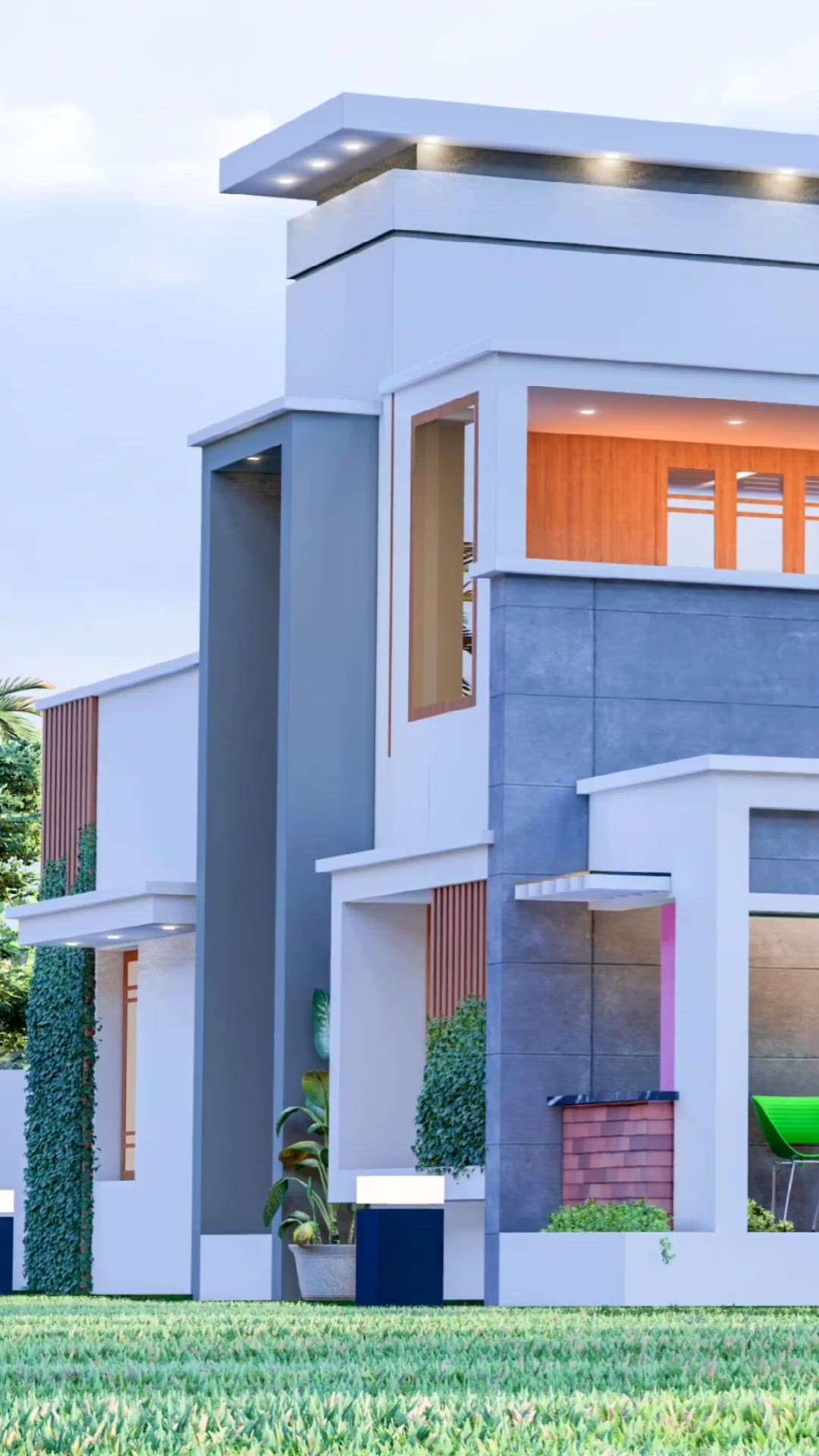modern Design home 
#KeralaStyleHouse #MrHomeKerala #ElevationHome #trendig
