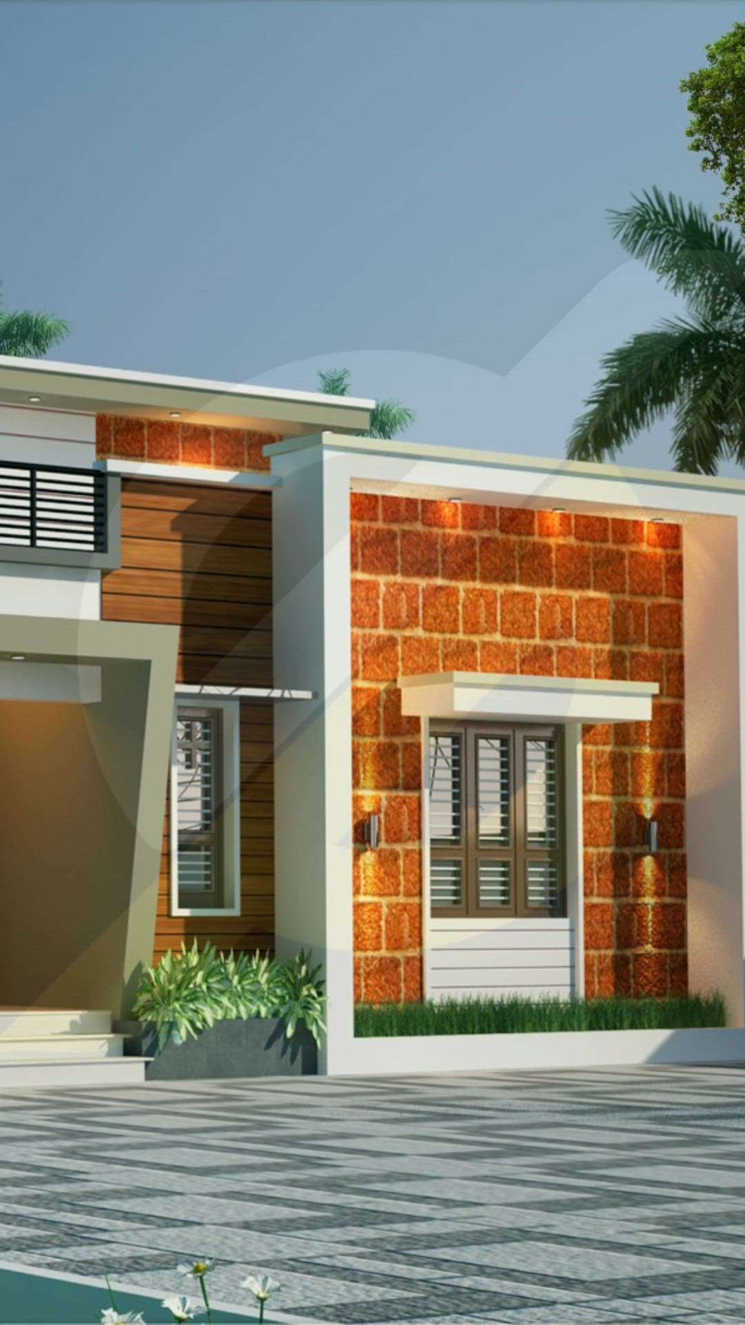 ❗2BHK❗contemporary design 
.
.
.
.
.
 #ContemporaryHouse #3D_ELEVATION #3dmodeling #exteriordesigns #interior #Architectural&Interior #ElevationHome #homedesigne #HouseDesigns #keralahomedesignz