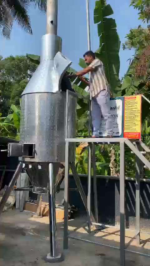 STAINLES STEEL INCINERATOR with thermal protected - 4 Leyar incinerator  - mechon nullwaste premium incinerator 
: First time in kerala
 #incinerator  #wastewatertreatment #Waste_Water_Treatment- #wastemanagementsolutions #incineratorfactory #manufacturer