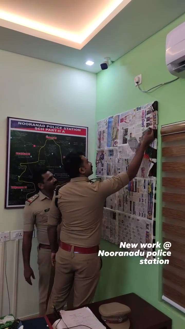 Kerala culture and tradition paintings..Nooranadu  police station