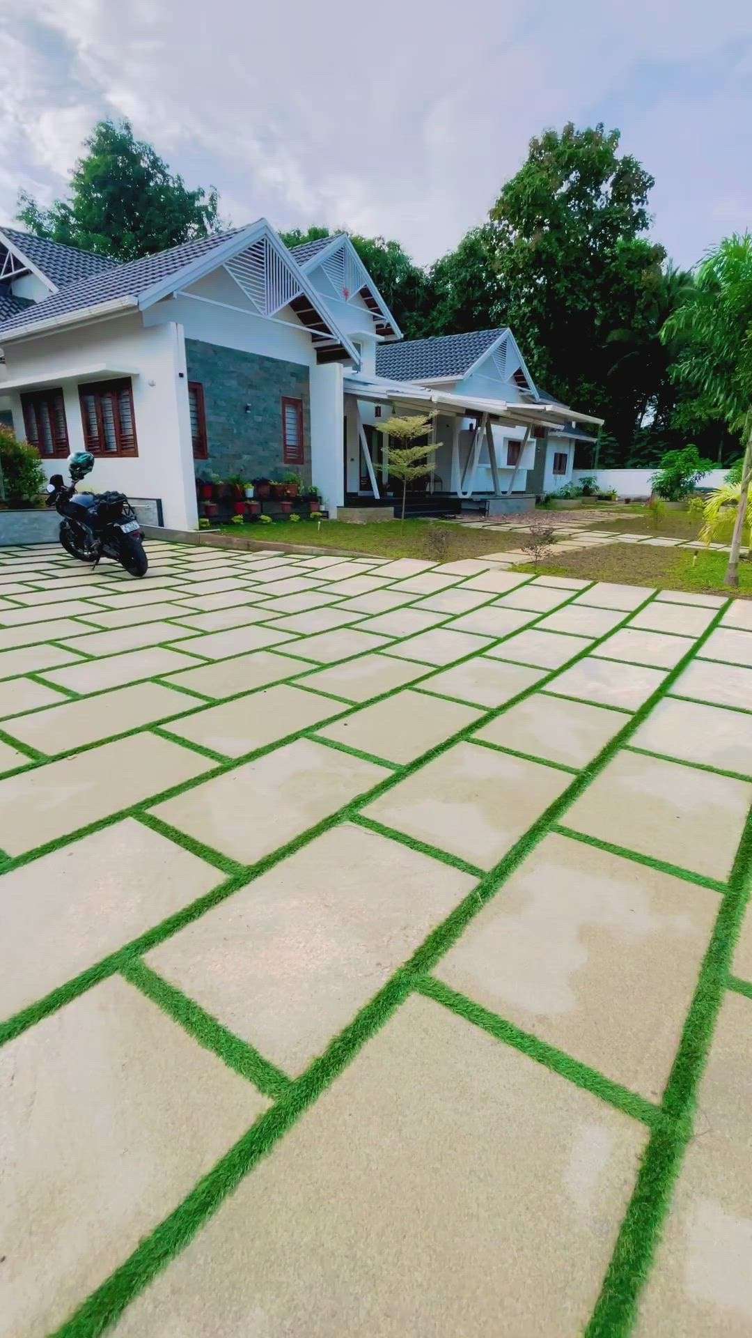 sendstone+ artificialgaash  
 #SandStone 
#artificialgrassinstallation  #tiles