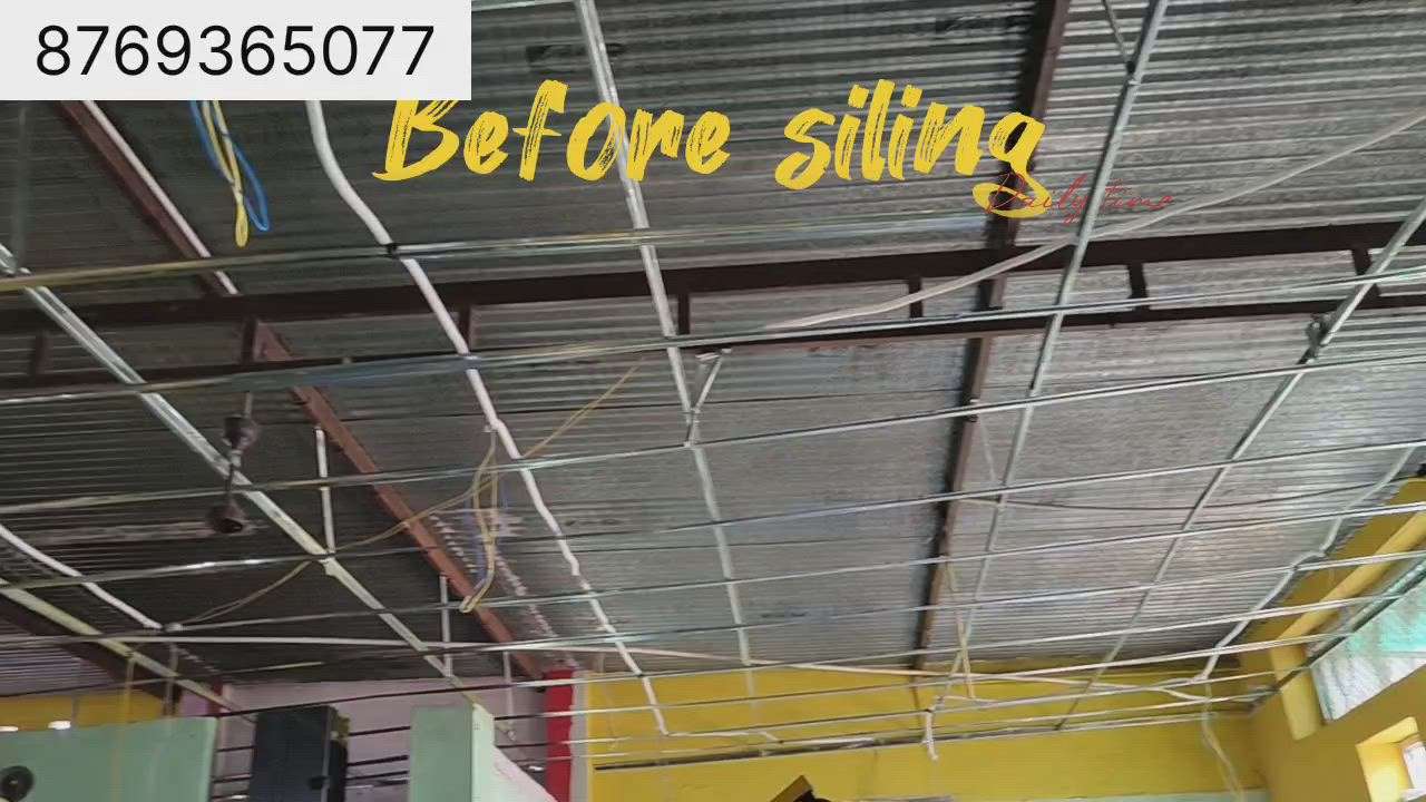 #PVCFalseCeiling installation for contact 8769365077