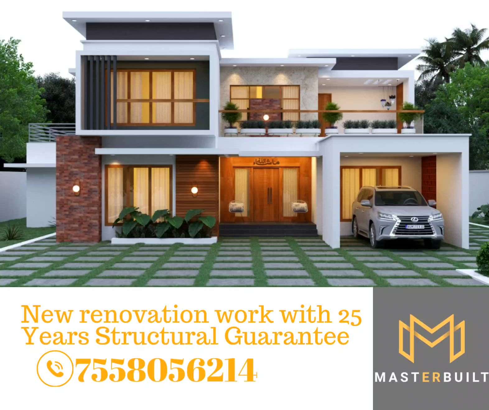 Renovation work for a Client at Mullassery, Thrissur
Total Estimate : 25 Lakhs
Extension area 1200 Sqft #Masterbuilt  #HouseRenovation