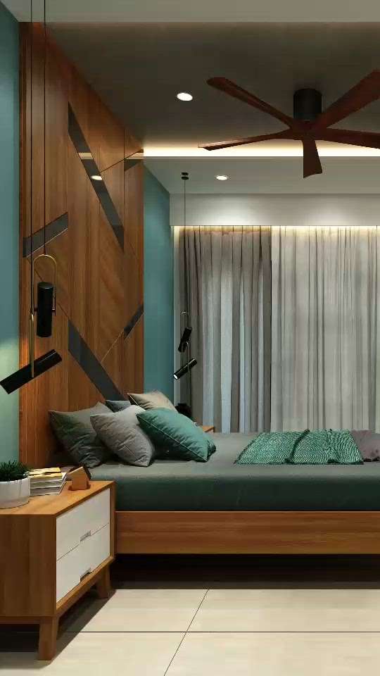 #trendig #reach #modernhome #modernbedroom #BedroomDesigns #MasterBedroom #InteriorDesigner #ഇന്റീരിയർ #Architectural&Interior