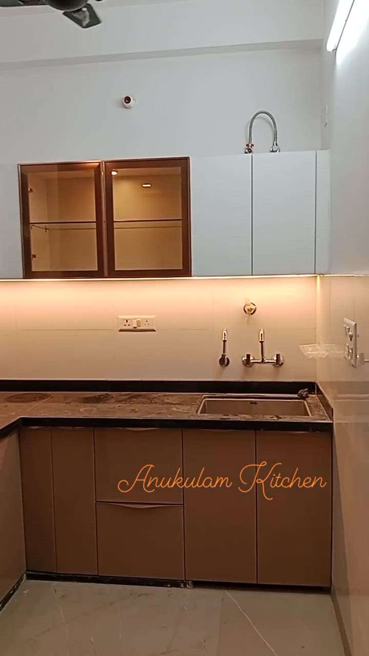 in 1.5 mm Acrylic by Anukulam Kitchen
 #ModularKitchen #KitchenIdeas #KitchenInterior  #KitchenInterior