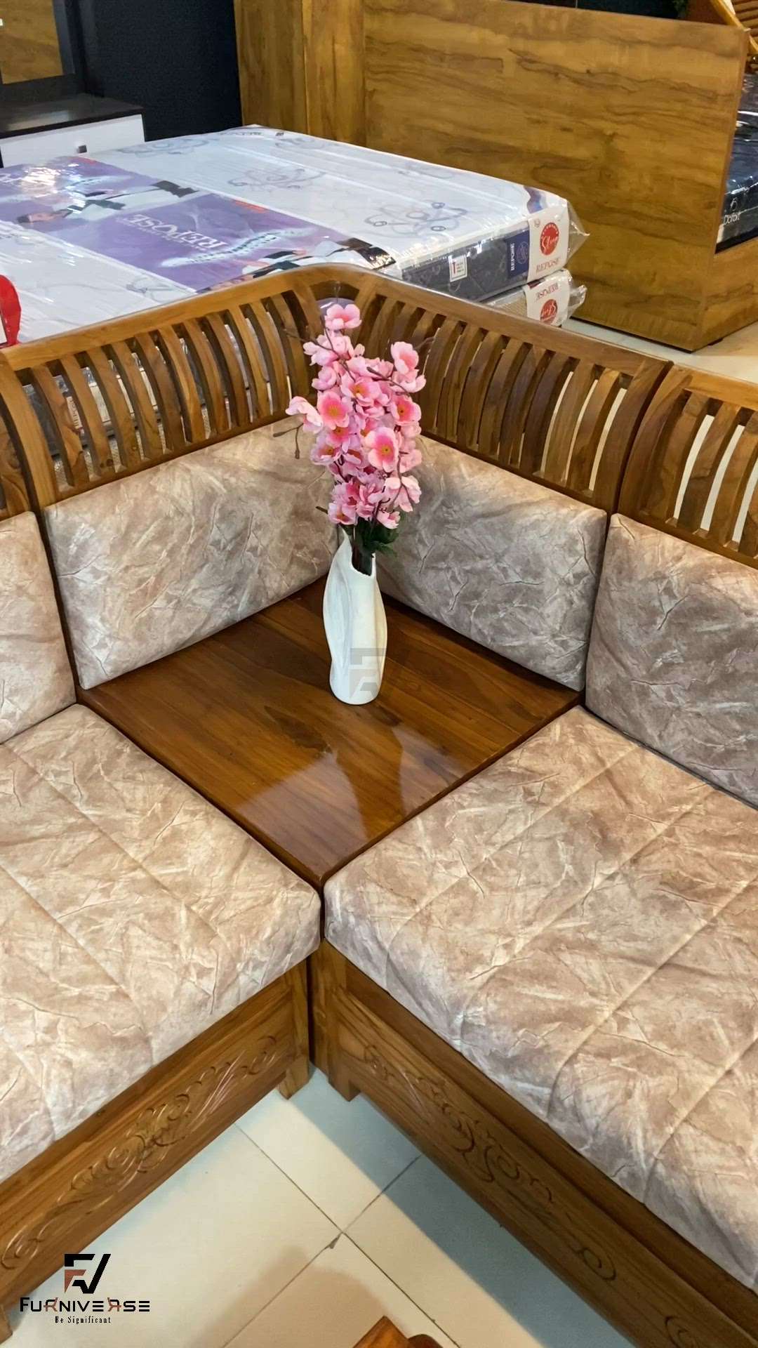 orchid sofa set with two colors.
.
.
.
 #furniture   #Furnishings  #HomeDecor  #home  #teakfurniture  #teakwoodfurniture  #sofa  #sofaset  #woodensofa  #Palakkad  #Coimbatore  #kerala