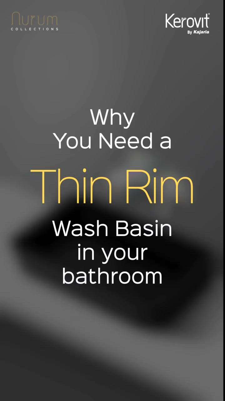 Because Thin is In!! +

#kerovitbykajaria #kerovitisfreedom #aurumcollections #ThinRimWashBasin #WashBasin #bathroomtips #bathroomstyle #luxurybathroom #luxurylifestyle #feelitreelit #feelkaroreelkaro