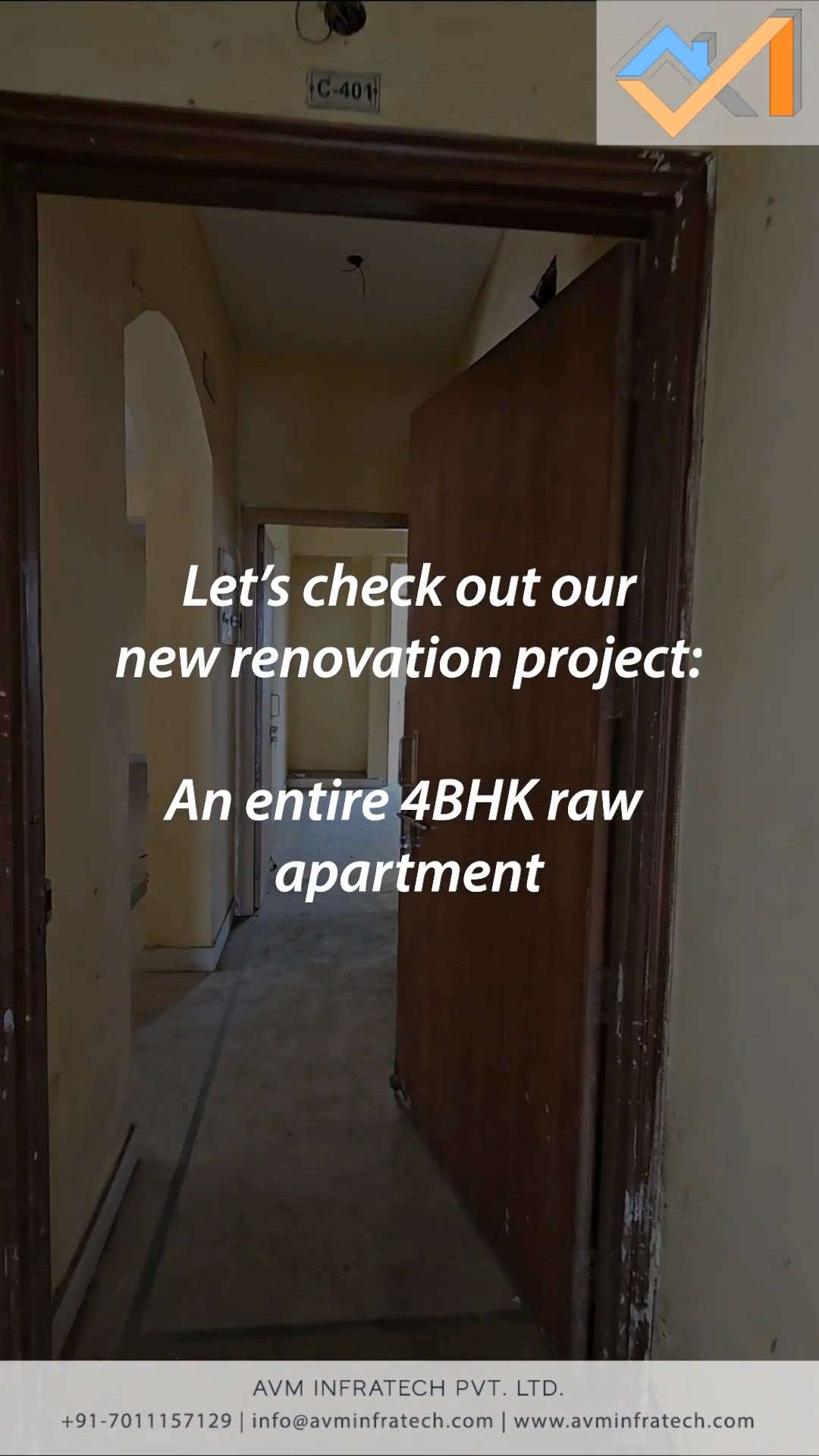 Let's check out our new house renovation project's! It's a 4 BHK raw flat and soon it will be turned into a beautiful habitable space for our client.


Follow us for more such amazing updates. 
.
.
#house #housebeautiful #housedesign #housegoals #househunting #housetour #houserenovation #houserenovations #houseremodel #houseremodel #renovation #renovations #renovationproject #avminfratech #homedecor #home