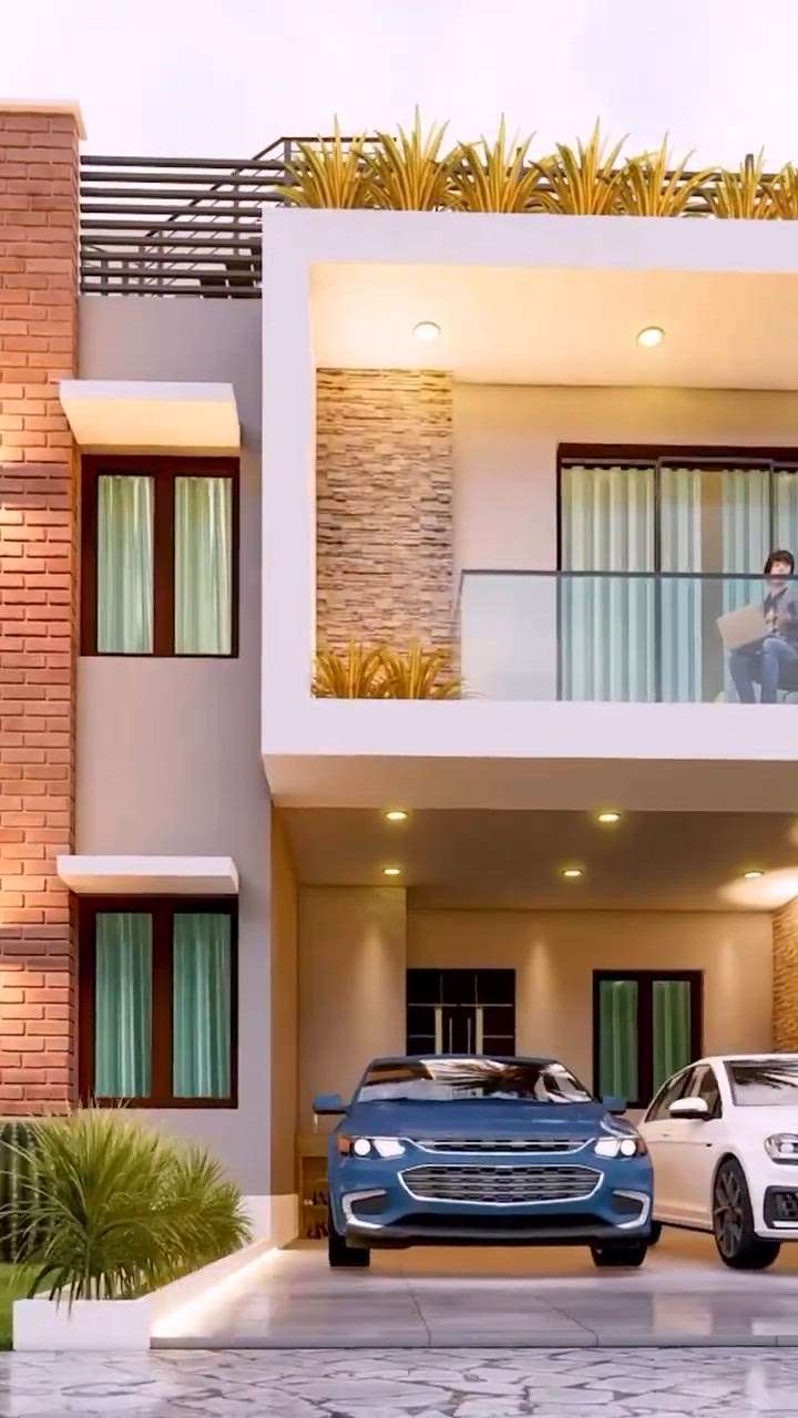 sqft rate 1600 #lowcostarchitecture #lowcostconstruction #lowbudgetdesign #housestyle #ContemporaryDesigns #ContemporaryDesigns