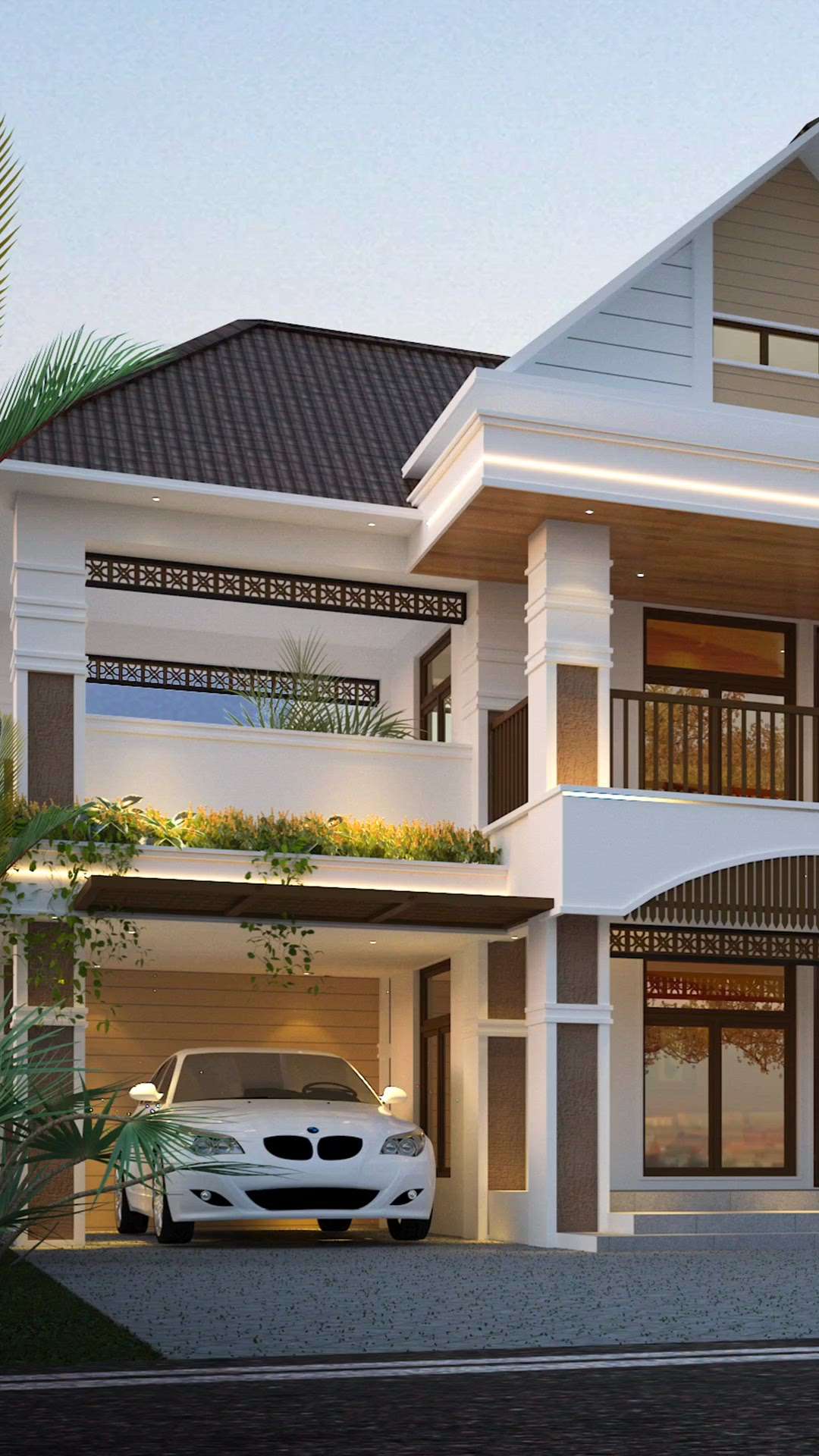 Kerala home style 

 #KeralaStyleHouse #TraditionalHouse #creatveworld #architecturedesigns #3dmodeling #frontElevation