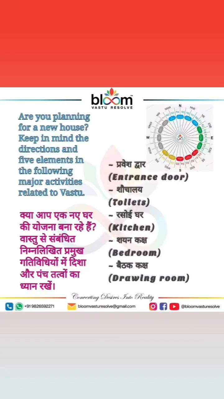 Your queries and comments are always welcome.
For more Vastu please follow @bloomvasturesolve
on YouTube, Instagram & Facebook
.
.
For personal consultation, feel free to contact certified MahaVastu Expert MANISH GUPTA through
M - 9826592271
Or
bloomvasturesolve@gmail.com

#vastu 
#mahavastu #mahavastuexpert
#bloomvasturesolve
#entrance
#kitchen
#toilet 
#bedroom
