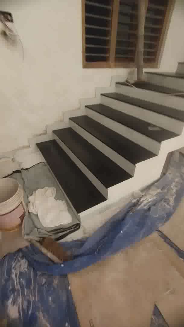 #FlooringTiles  #tile_work  #tile#2400*1200tile flooring  #8*4 #StaircaseDesigns  #StaircaseDecors  #LShapedStaircase  #granitestep  #grenitestair