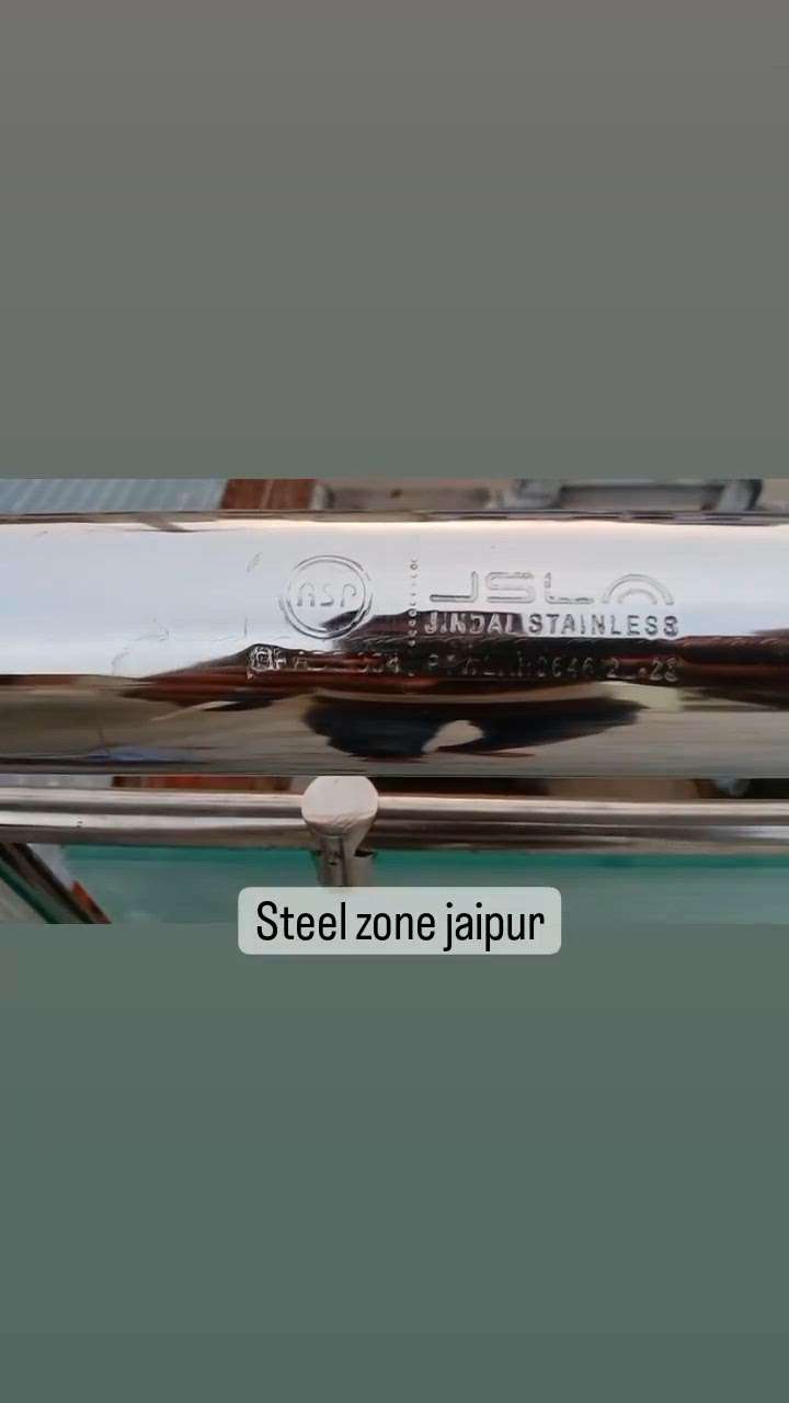 kal 304 and 12mm Tafan Glass reling contact steel zone jaipur.8078604924