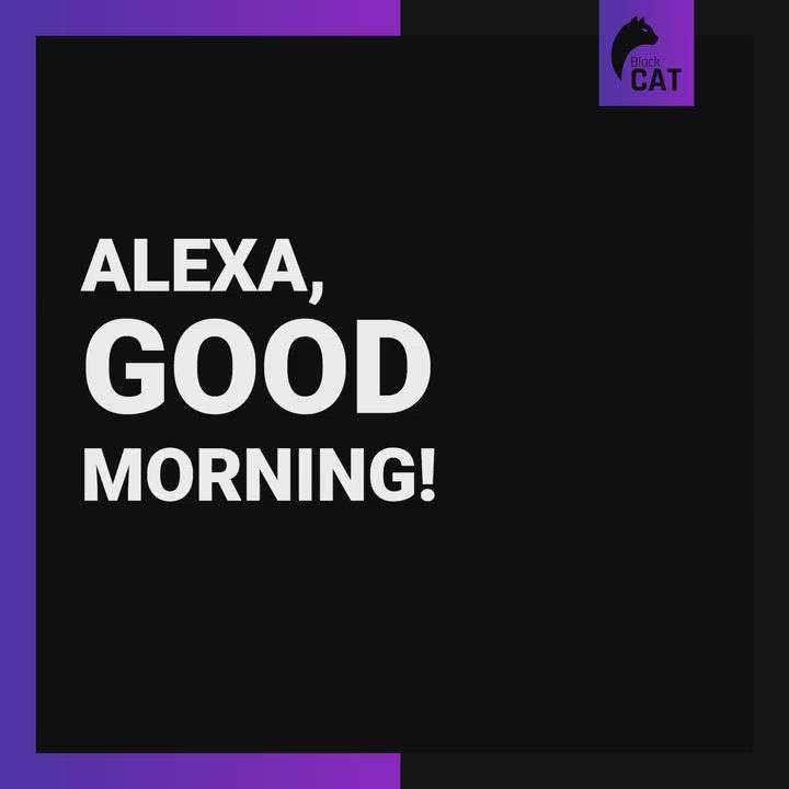 Good morning, Alexa ☀️
Your Blackcat Automation system and Voice Assistant devices now go together like mornings and coffee ☕.
#blackcatautomation #reflectingtomorrow #smarthomes