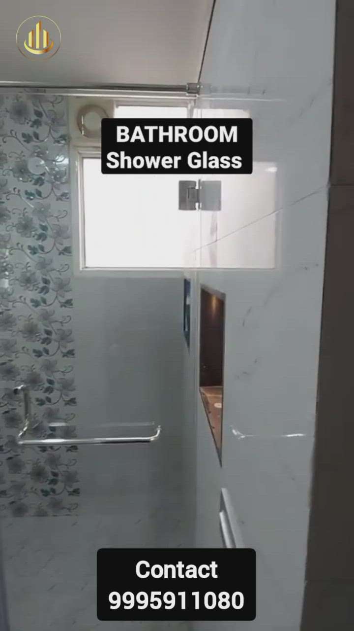 Bathroom glass partion work contact 9995911080