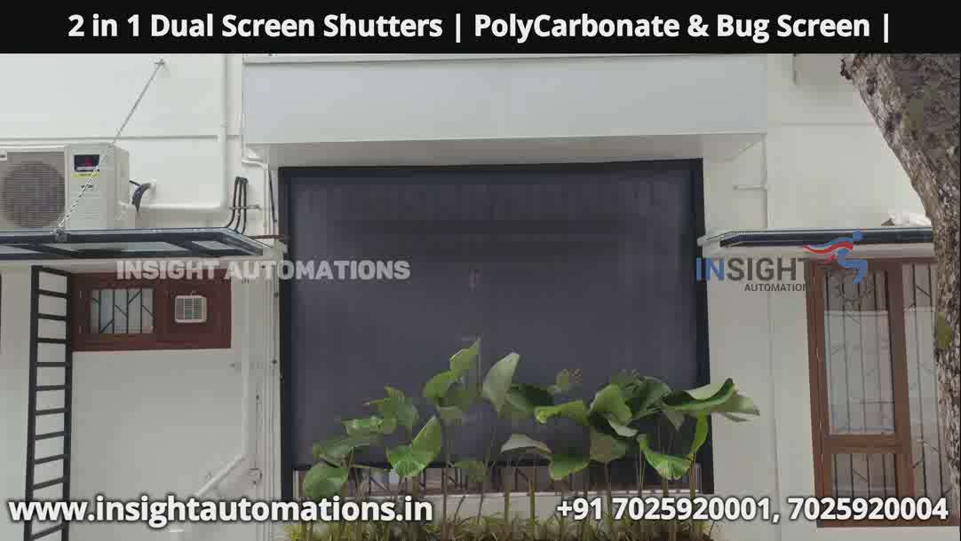 zip screen | insect screen with automated shutters